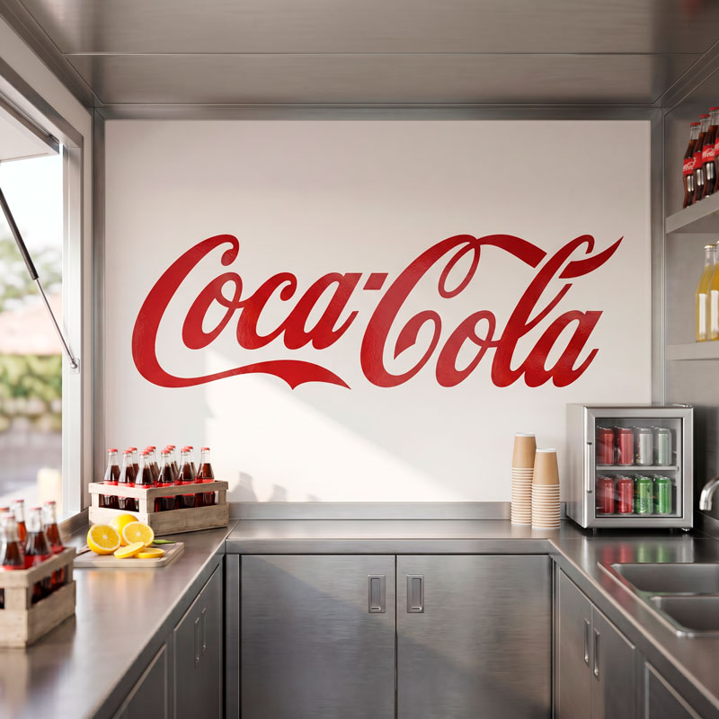 Wandtattoos: Coca-Cola