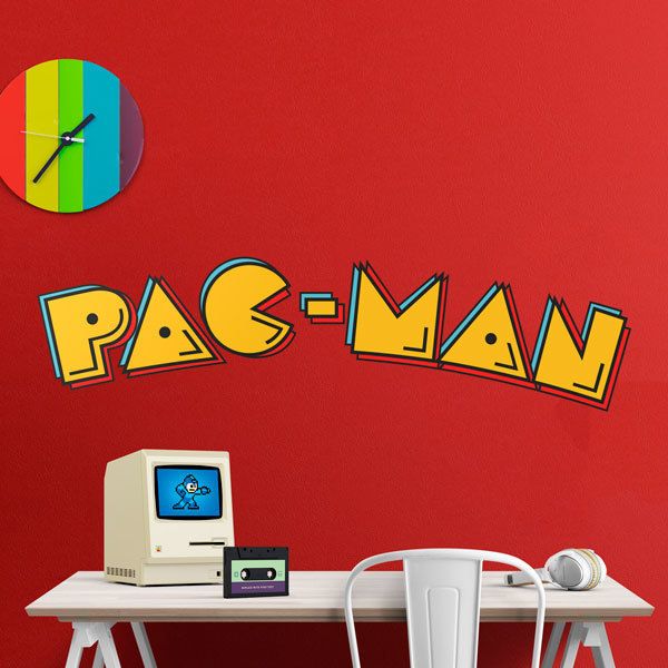 Wandtattoos: Briefe Pac- Man