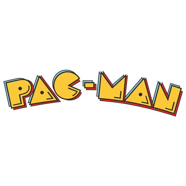 Wandtattoos: Briefe Pac- Man