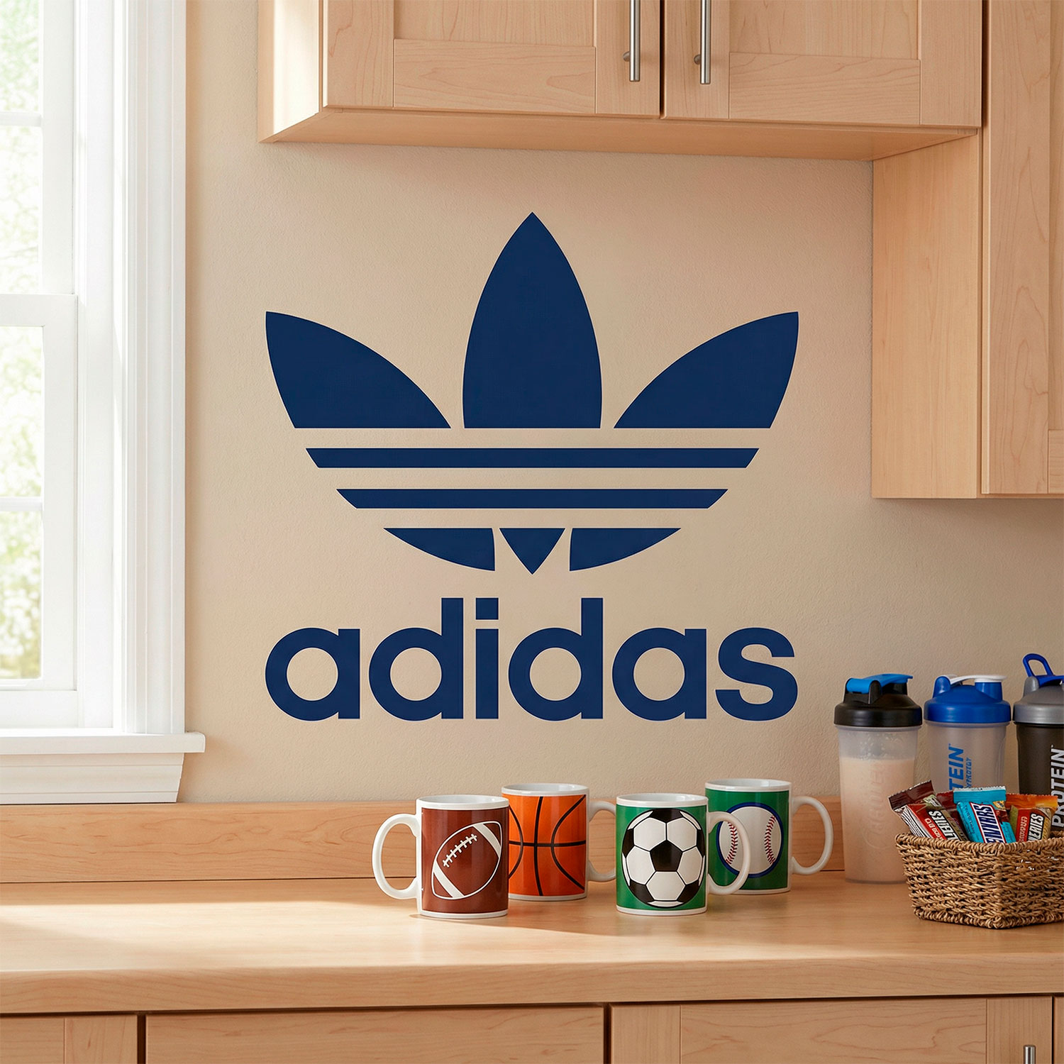 Wandtattoos: Erstes Logo von Adidas