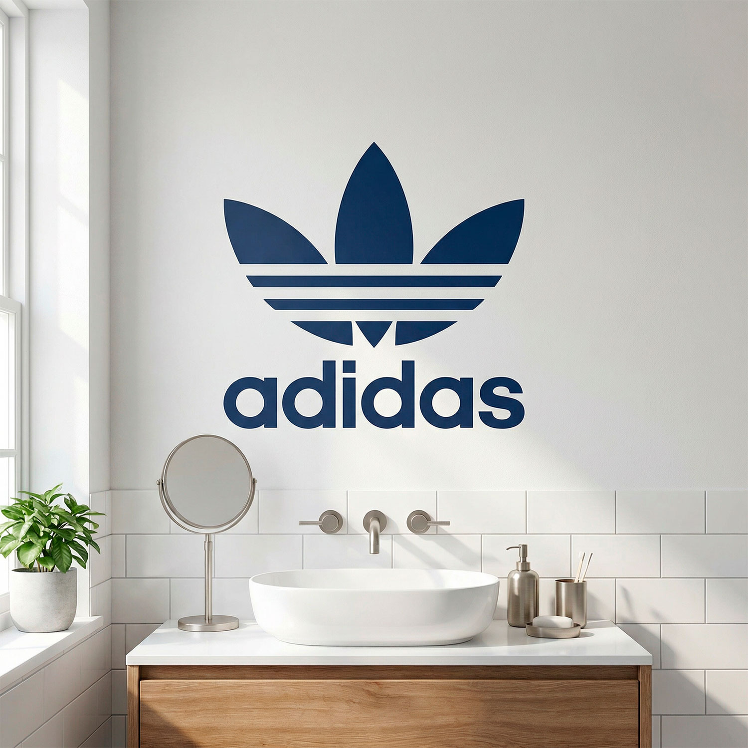 Wandtattoos: Erstes Logo von Adidas