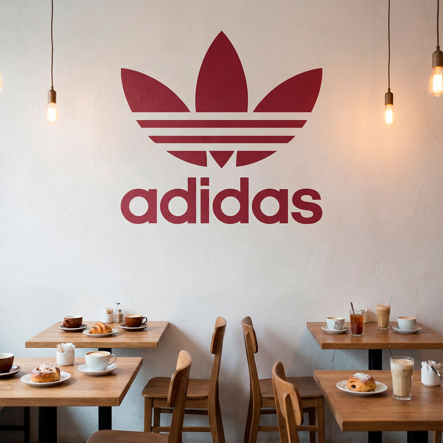 Wandtattoos: Erstes Logo von Adidas