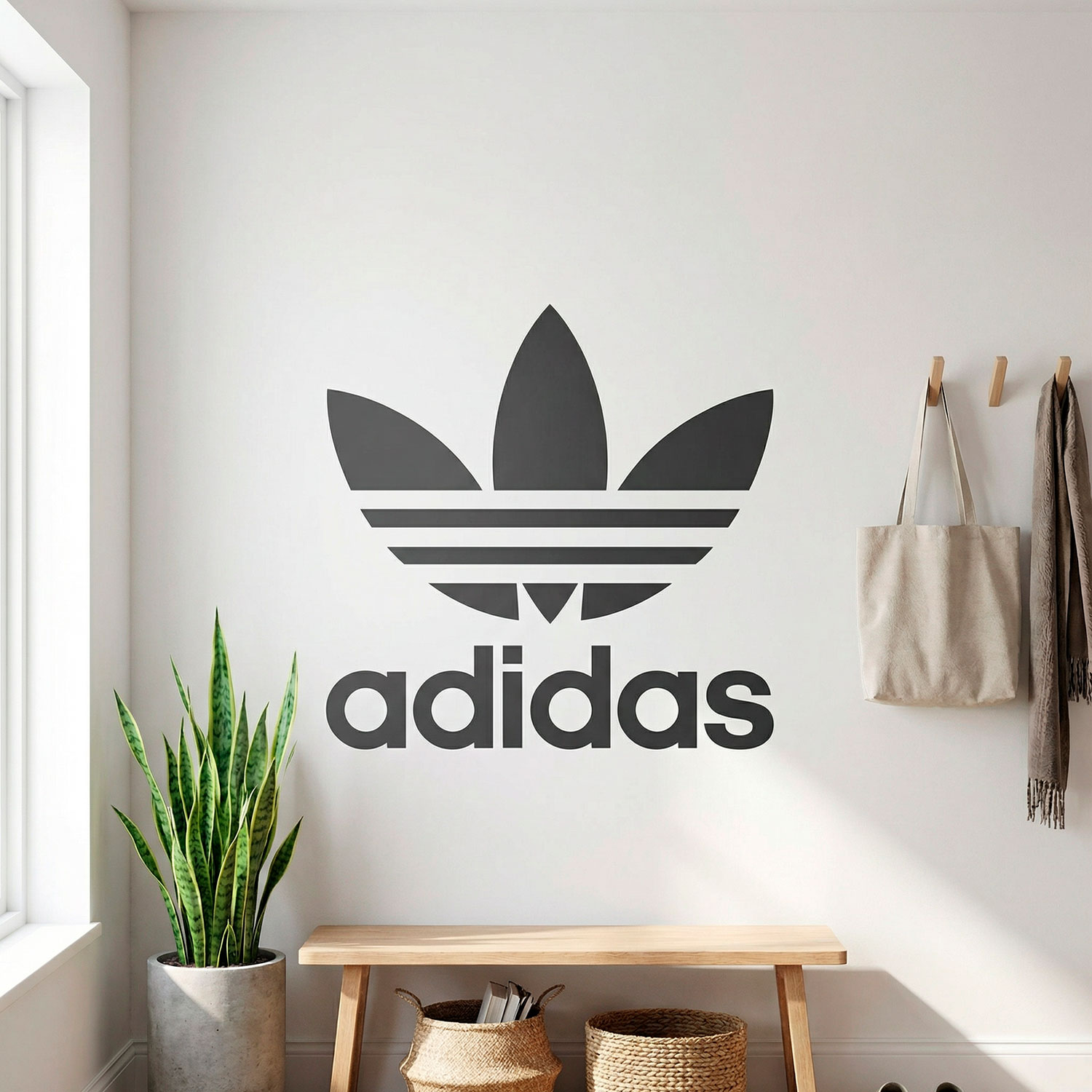 Wandtattoos: Erstes Logo von Adidas