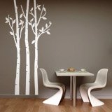 Wandtattoos: Bäume im Wald im Herbst 3