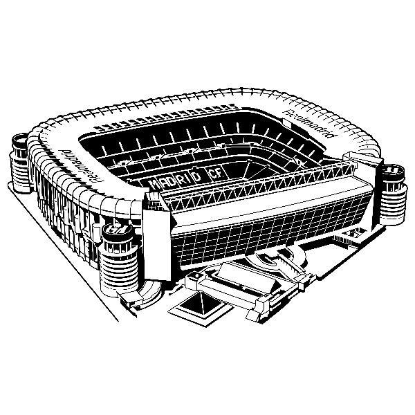 Wandtattoos: Santiago Bernabéu Stadion