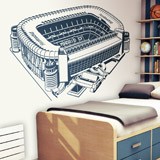 Wandtattoos: Santiago Bernabéu Stadion 3