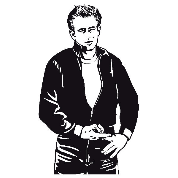 Wandtattoos: James Dean Bomber