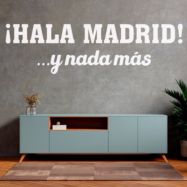 Wandtattoos: Hala Madrid! und sonst nichts