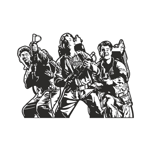 Wandtattoos: The Ghostbusters in Aktion
