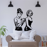 Wandtattoos: Audrey Hepburn tätowiert Marilyn Monroe 2