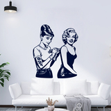 Wandtattoos: Audrey Hepburn tätowiert Marilyn Monroe 3