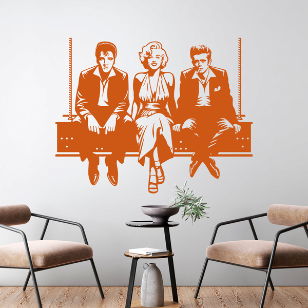 Wandtattoos: Elvis - Marilyn - James