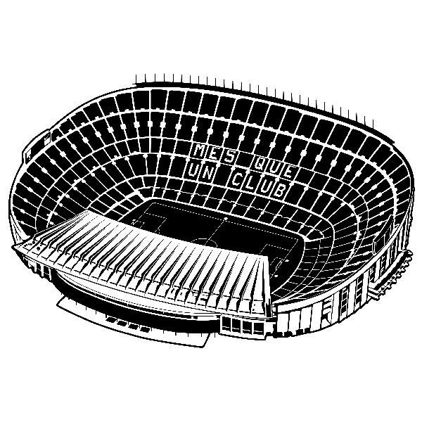 Wandtattoos: Camp Nou Stadion