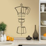 Wandtattoos: Italienische Kaffeemaschine