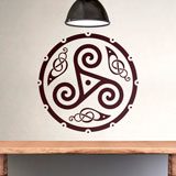 Wandtattoos: Keltisches Triskel mit Knoten 2