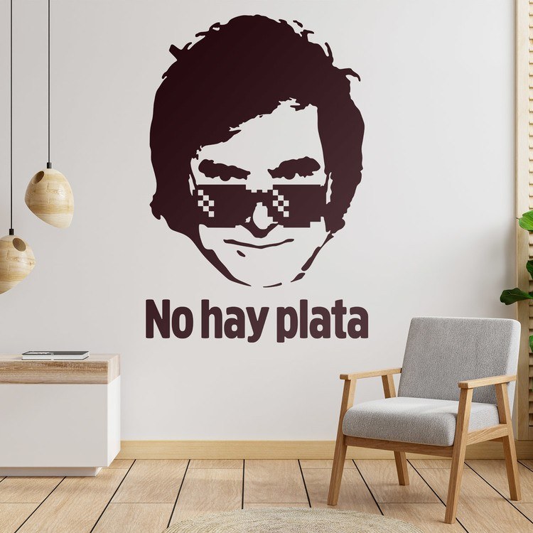 Wandtattoos: Javier Miley no hay plata