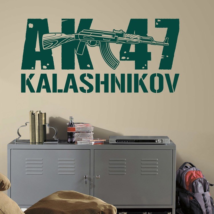 Wandtattoos: AK 47 Kalashnikov