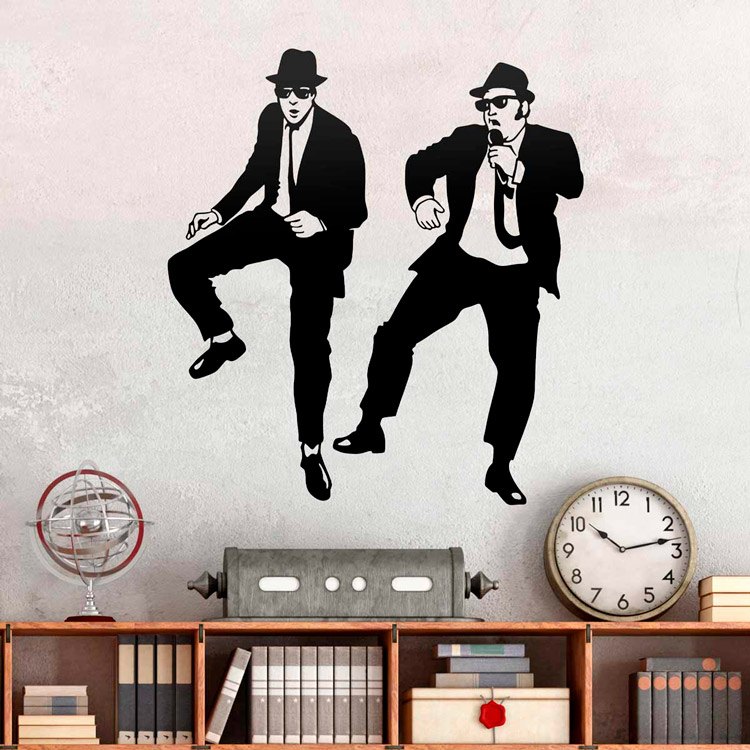 Wandtattoos: Blues Brothers Tanzen