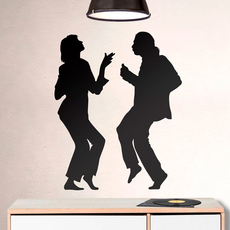 Wandtattoos: Tanz Pulp Fiction Mia und Vincent