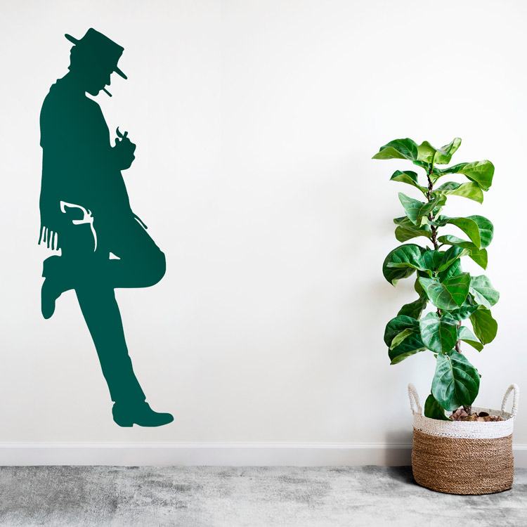Wandtattoos: Clint Eastwood im Spaghetti Western