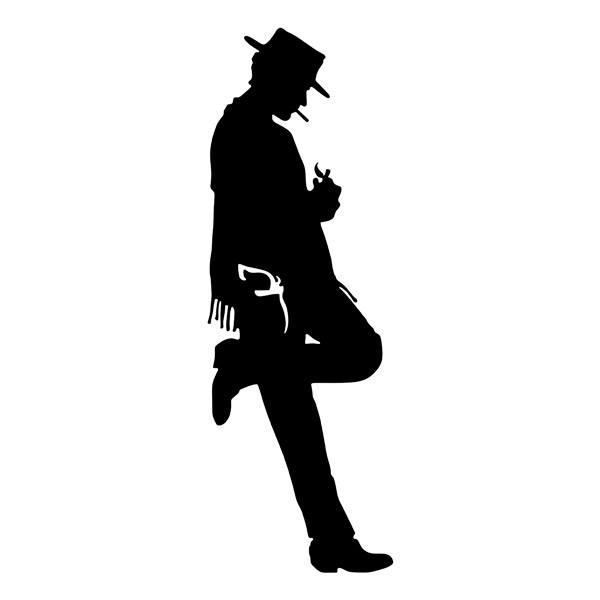 Wandtattoos: Clint Eastwood im Spaghetti Western