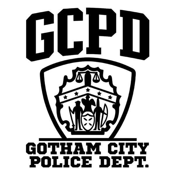 Wandtattoos: GCPD - Gotham City Police Dept