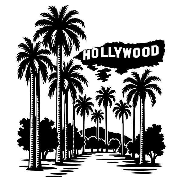 Wandtattoos: Hollywood sign