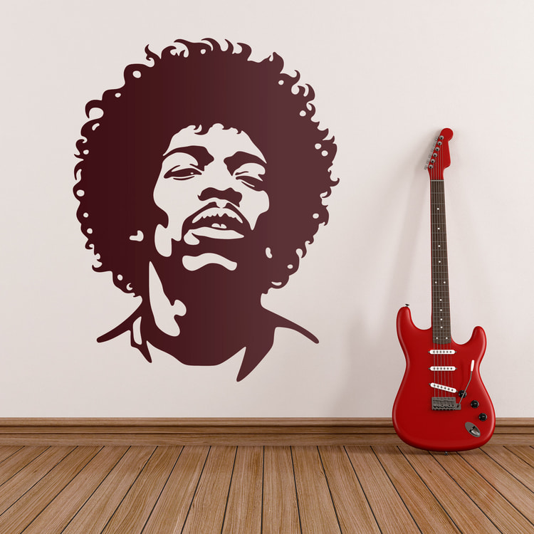 Wandtattoos: Jimi Hendrix Artist