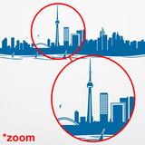 Wandtattoos: Skyline Toronto 2