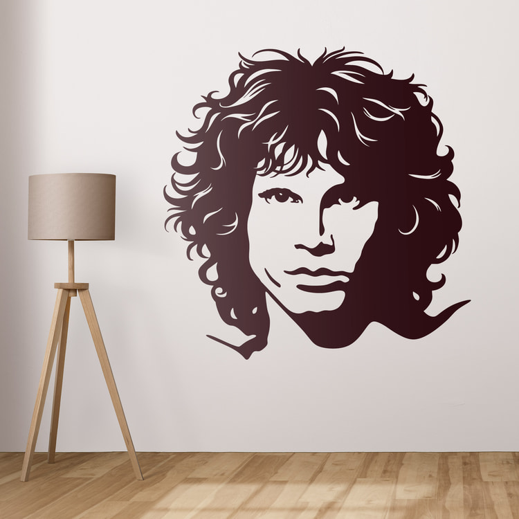 Wandtattoos: Jim Morrison - The Doors