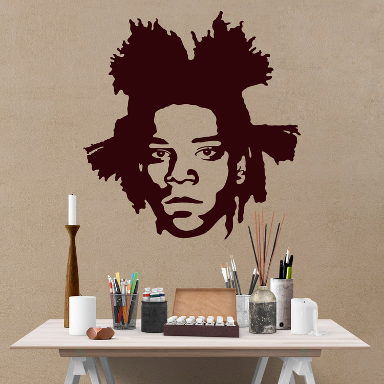 Wandtattoos: Jean-Michel Basquiat