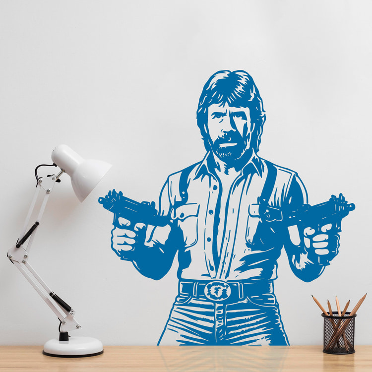 Wandtattoos: Chuck Norris - Invasion USA