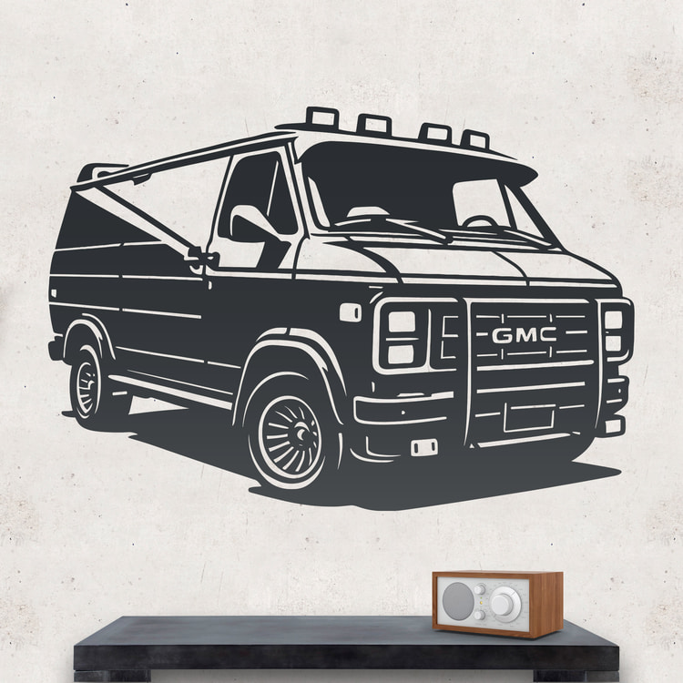 Wandtattoos: A-Team Van