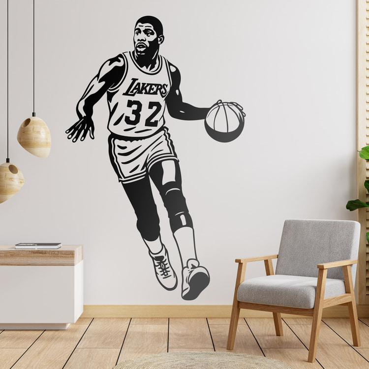 Wandtattoos: Magic Johnson