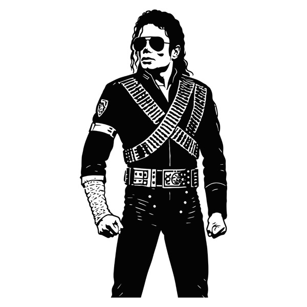 Wandtattoos: Michael Jackson Super Bowl 1993