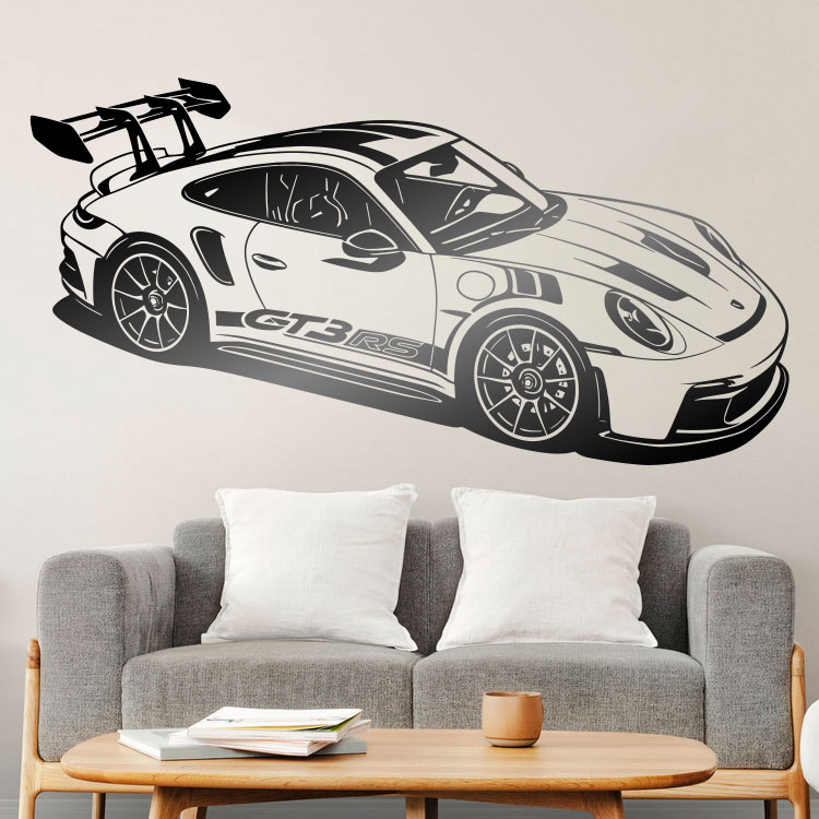 Wandtattoos: Porsche 911 GT3 RS 991