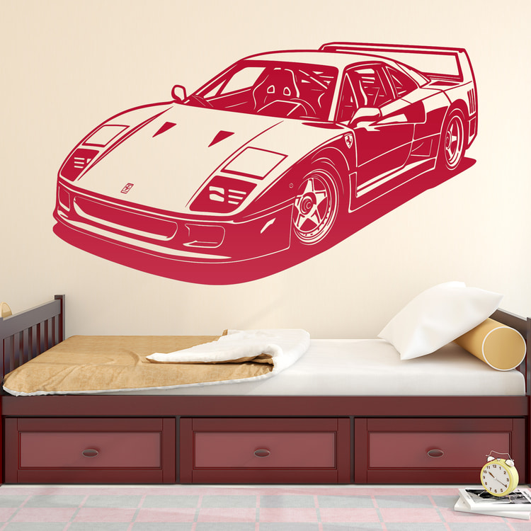 Wandtattoos: Ferrari F-40
