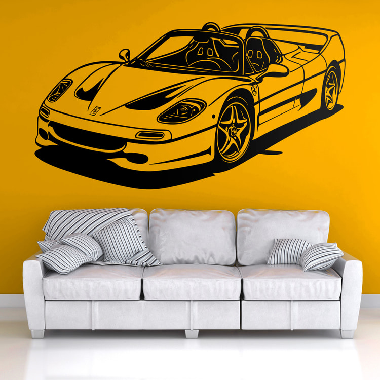 Wandtattoos: Ferrari F-50