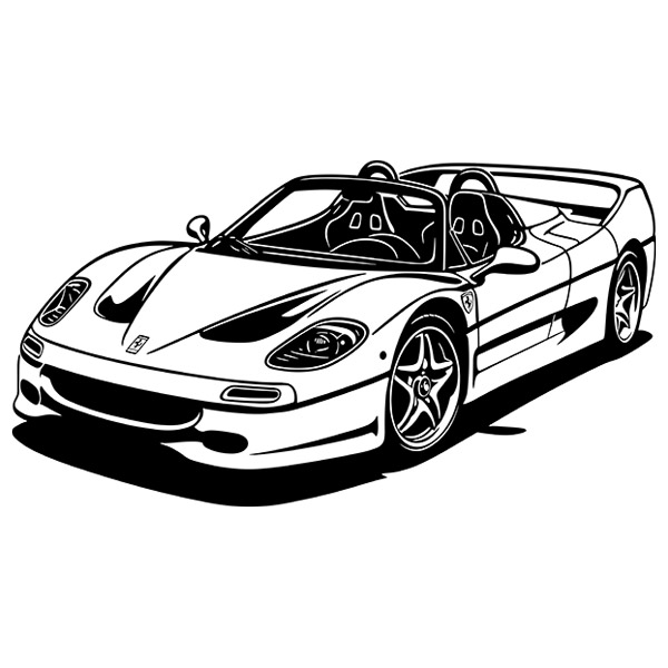 Wandtattoos: Ferrari F-50