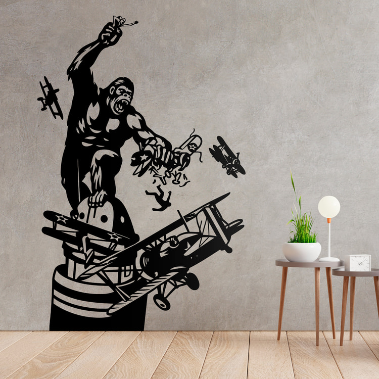 Wandtattoos: King Kong 1933