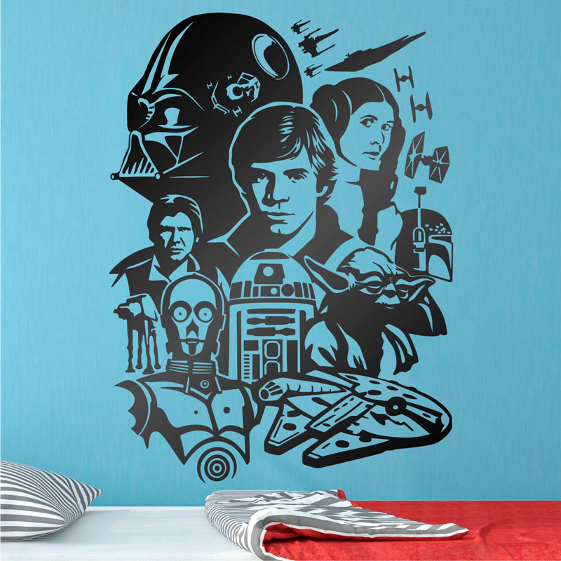 Wandtattoos: Star Wars - Original-Trilogie