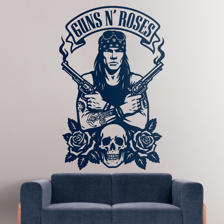 Wandtattoos: Guns N' Roses - Axel Rose