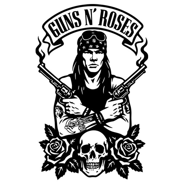 Wandtattoos: Guns N' Roses - Axel Rose