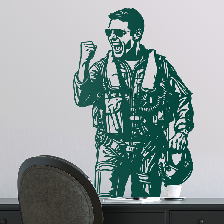 Wandtattoos: Top Gun Maverick - Tom Cruise