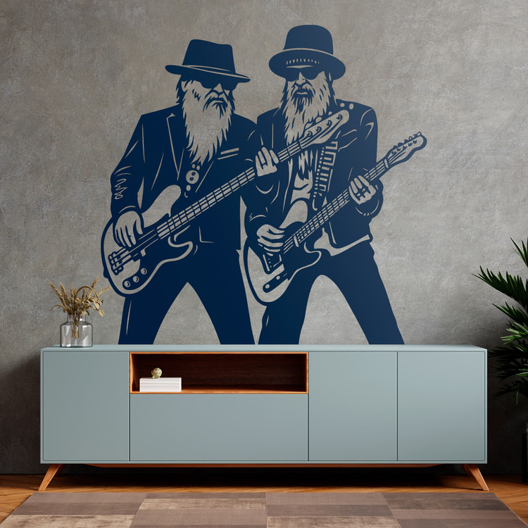 Wandtattoos: ZZ Top