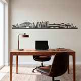Wandtattoos: Skyline von Madrid 7