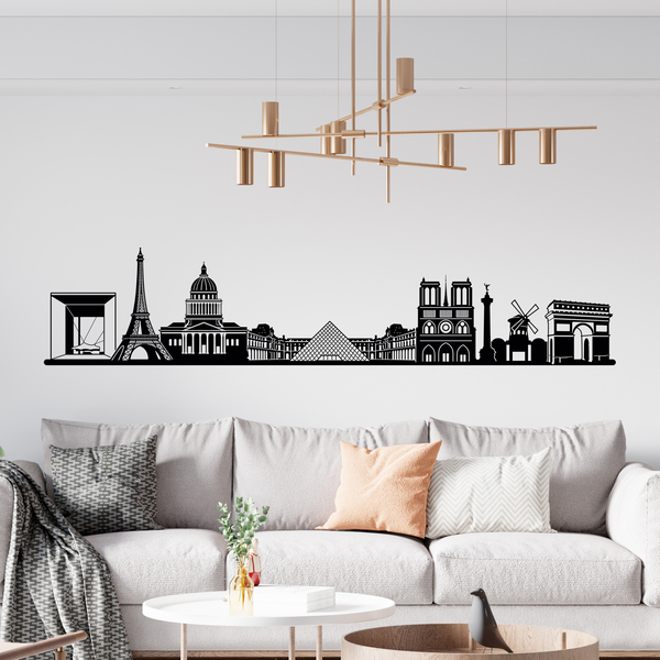 Wandtattoos: Paris Skyline