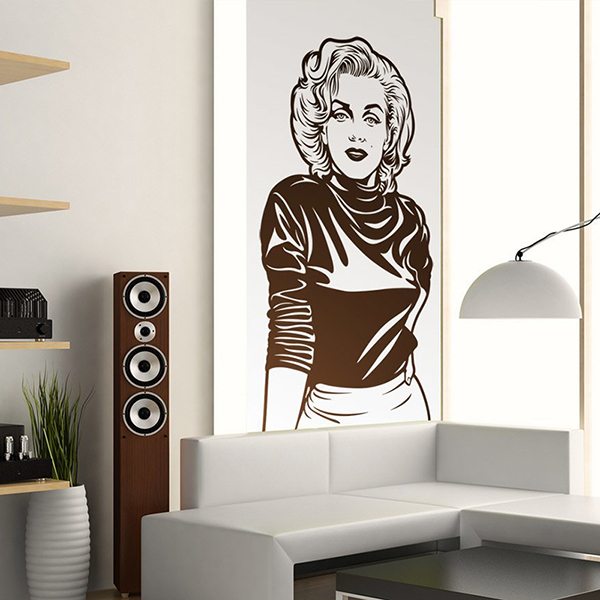 Marilyn Monroe Wandtattoo der