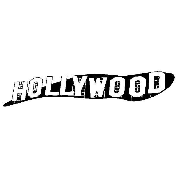 Wandtattoos: Hollywood-Zeichen