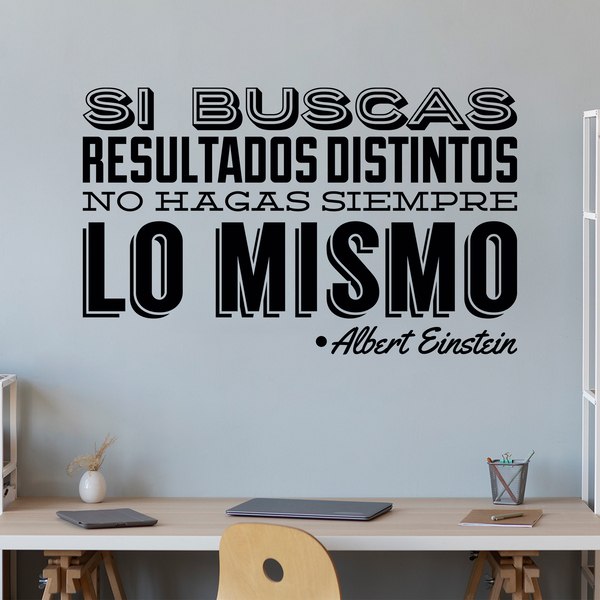 Wandtattoos: Si buscas resultados distintos...